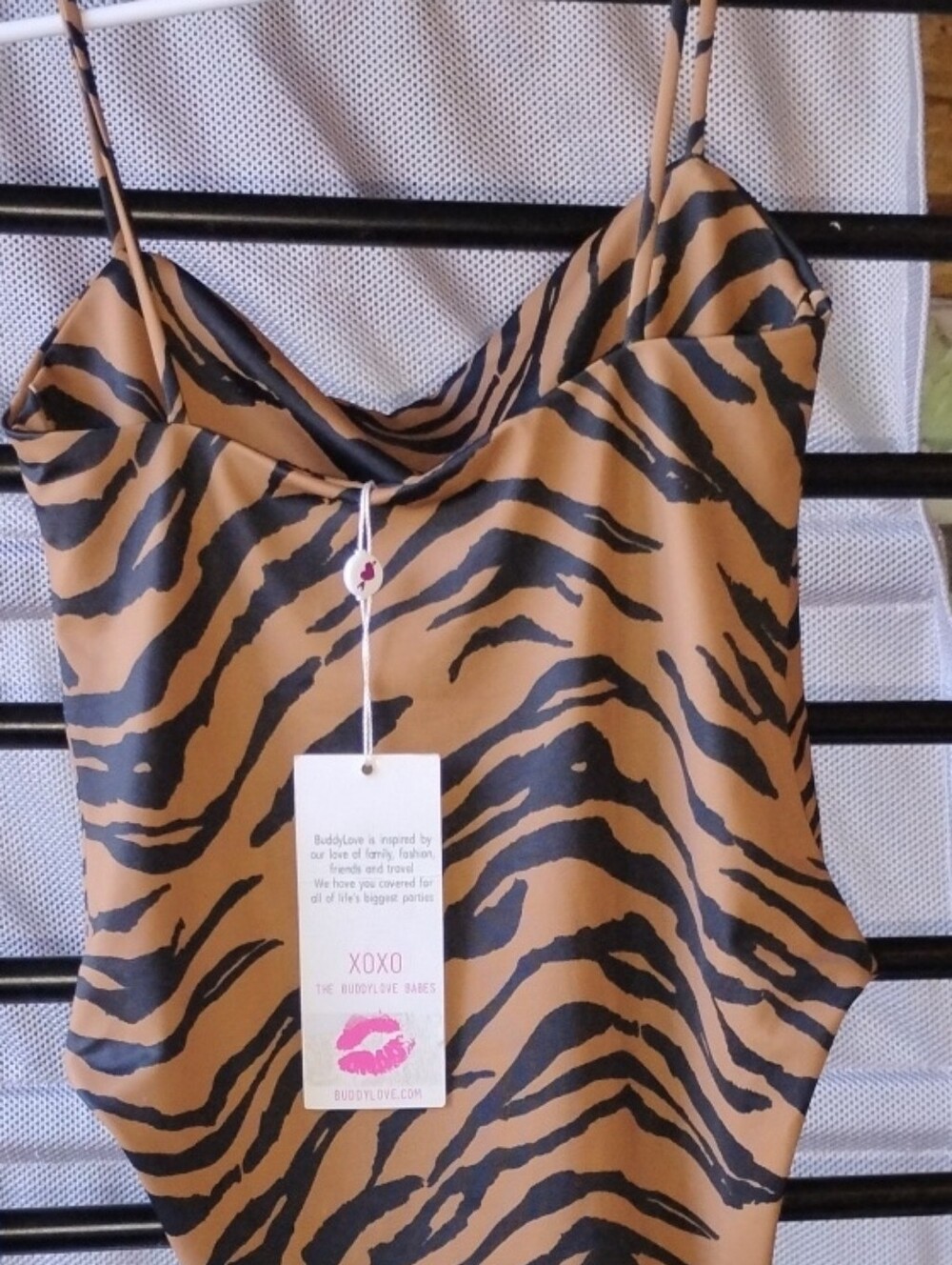 buddy love Brown Tiger-Print One Piece Swimsuit